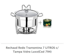 Rechaud Fondue Inox